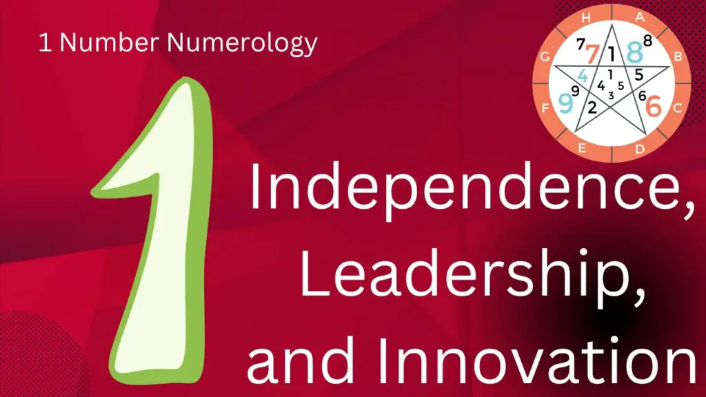 1 Number Numerology